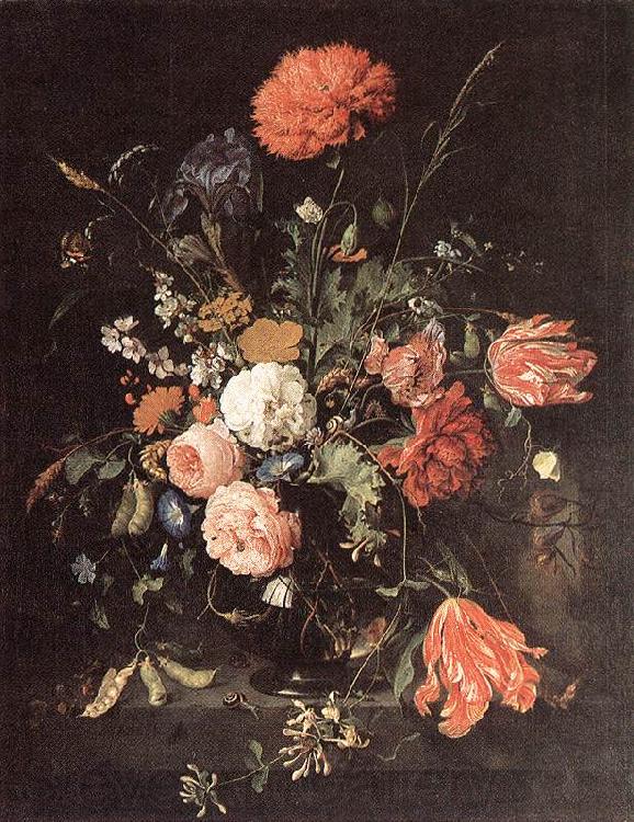 HEEM, Jan Davidsz. de Vase of Flowers sf Germany oil painting art